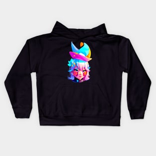 woman pop ilustrator design Kids Hoodie